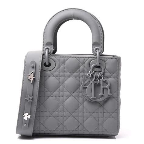 lady dior bag grey